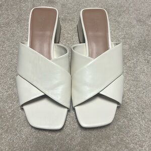 Cream Leather 2” Sandal Nordstrom